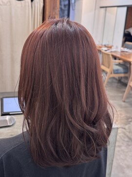 ファルベ(Farbe) ホワイトグレージュミニウルフデジタルパーマチェリーブラウン