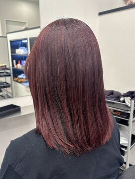 アルター(aL ter) 【レッドブラウン】くびれヘア/アプリコットオレンジ／中島