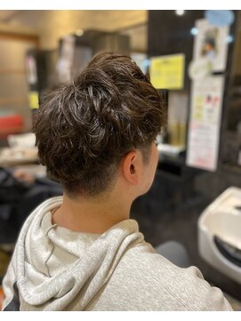 ルシードスタイル ナチュールトゥ(LUCIDO STYLE nature to) ツーブロックとニュアンスパーマ