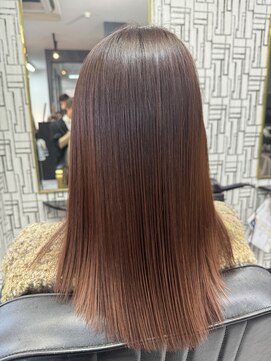 アローズ 久留米店(arose) 髪質改善カラー　ピンクブラウン