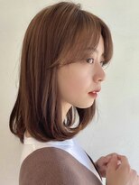 ステアケース 武蔵小杉店(stair:case) 内巻きミディアム大人かわいいココアベージュ30代40代50代