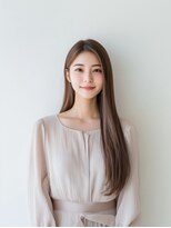 e.m.a プレミアムビューティーサロン 栄駅店(e.m.a PREMIUM BEAUTY SALON)&nbsp;ロング/イメチェン/外ハネボブ/美髪/ワイドバング/髪型