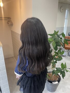 ボアップ 新居浜店(boappu) #暗髪#暗髪カラー#ロング#巻き髪