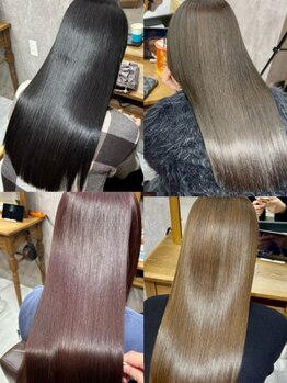 コローレ(Colore)の写真/【天文館】髪質改善×ダメージレスカラーで艶＆透明感◎の髪に！トレンドと似合わせを叶えるカラー提案が◎