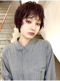 ショートパーマ/ニュアンスパーマ/顔周りレイヤー/小顔ヘア
