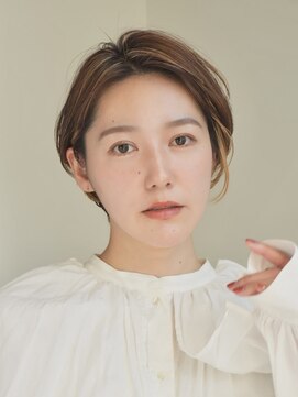 ぱつっとボブ・ショート/前髪あり/絶壁解消/３0代/４0代/大人