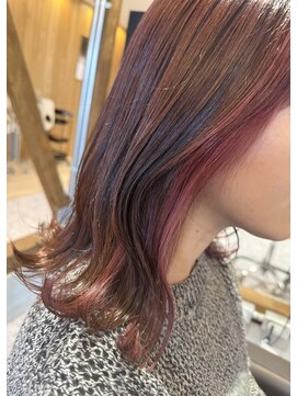 アヴァンス ジェイアール和歌山店(AVANCE.) インナーカラー×ピンク