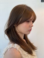 ベル 銀座並木通り店(Belle)&nbsp;柔らかベージュ×小顔ロング