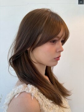 ベル 銀座並木通り店(Belle) 柔らかベージュ×小顔ロング