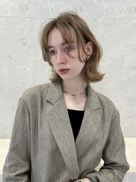 コール ネックス ザ サロン 表参道(COALL nex the salon) ニュアンス レイヤーボブ ベージュ