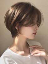 スラッシュ(SLASH)&nbsp;【SLASH】抜け感演出のショートボブ
