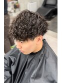 Hale波巻きツイストスパイラルパーマセンターパートたまプラーザ