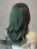 サラジュ 仁川店(SARAJU) 【ブリーチ特化】今田担当 ブリーチあり×グリーン