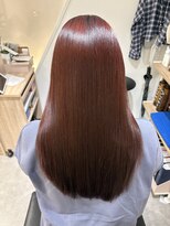 エスト(est) 40代/オレンジブラウン10トーン/ロングストレート【M3D新宿】