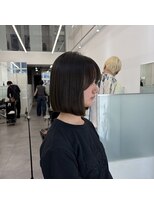 ニトバイアンキシム ボブ(nit by AHNKISM)&nbsp;大人っぽ切りっぱなしボブ♪