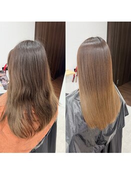マレバイリベル 西中島(mele. by Libelle)の写真/【西中島１分/南方２分】ストレートの概念が覆る！上質空間で二度見される美しい髪に―[縮毛矯正/髪質改善]
