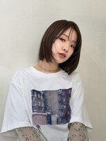 クラン 横浜(Clanc)&nbsp;20代30代/ボブ/ベージュカラー/顔まわりレイヤー