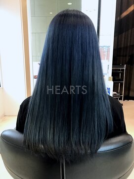 ヘアサロン ハーツ(hair salon HEARTS) ダークブルー