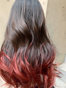 アーバンスーツ(Urban Suit) グラデーションカラー ネイビー/レッド