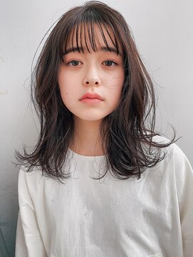 ガーデントウキョウ(GARDEN Tokyo) 【GARDEN 田中麻由】ワンカール毛先パーマ×透明感カラー