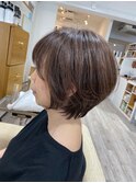 「お客様施術後フォト」ハイライトショート