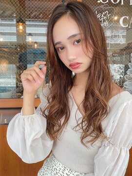 ルービック 梅田茶屋町(Rubik) シアカラー/デジパ/抜け感ヘア/ベージュ