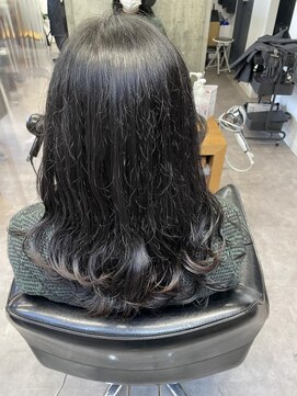 シェル 吉祥寺(shell) アッシュブラック/暗髪カラー/ミディアム