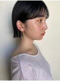 暗髪透明感×大人ショートボブ×ナチュラルボブ×ミニボブ