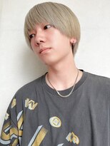 メンズ　コリアンスタイルハイトーンブロンド☆