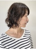 【FOLK】透明感ダークグレージュ☆似合わせゆるパーマ♪