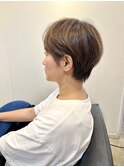 【Lib】30代40代50代マッシュショート×ハイライトカラー