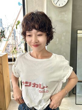 テトヘアー(teto hair) ショートウルフ　ショートパーマ　くるくるパーマ
