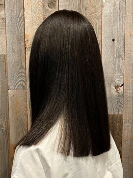 ウル 表参道(HOULe) バイカルテ レイヤー 髪質改善  ベージュ 酸熱トリートメント