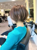 バンプ ギンザ(BUMP GINZA)&nbsp;30代、40代/丸みくびれショートボブ×ハイライト/大宮