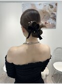 結婚式お呼ばれヘアセット【aya指名】