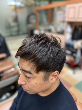 アポロカットステージ 相模大野店 アップバング/ツーブロックマッシュ<理容室>[メンズ/相模大野]