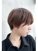 コンパクトショート大人可愛い小顔レイヤーハンサムショート