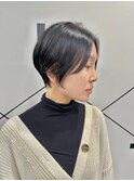 ハンサム丸みショートボブ/ショート//前髪/丸みショートボブ