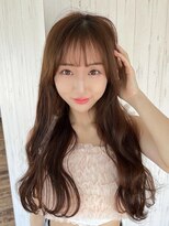 アグ ヘアー リガーレ 盛岡本宮2号店(Agu hair ligare)&nbsp;《Agu hair》大人可愛いフルバング×numberA.ベースケアミルク