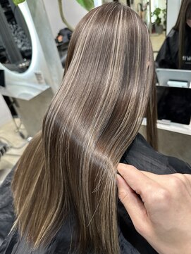 エトラ 渋谷店(etora) 小顔へア アッシュカラーグレージュハイライトカラー◎