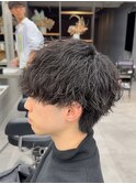 縦落ちツイストスパイラルメンズパーマツイスパ波巻きパーマ