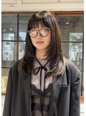 【中澤彩乃】レイヤーカット顔まわりカットワンカールレイヤー