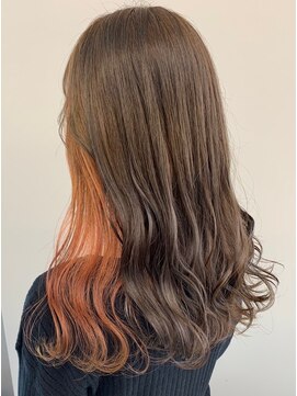 ヘアーアンドビューティー ザ ビー(Hair & Beauty the B) 【御前】1ブリーチで可能なインナーカラー