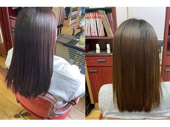 美容室 ラバンス(L'AVANCE)の写真/【メテオトリートメント導入店】一度やったらくせになる！最新トリートメント◎艶サラストレートが叶う♪