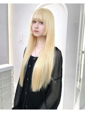 ガガ 心斎橋(GAGA) 韓国/ハイトーンカラー/ワンホンヘア/レイヤーカット/髪質改善