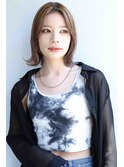 毛先ワンカール×レイヤーカット×小顔カット　20代30代40代