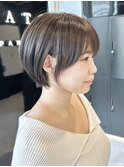 大人かわいいショートスタイル
