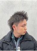スパイキー×ダークグレー