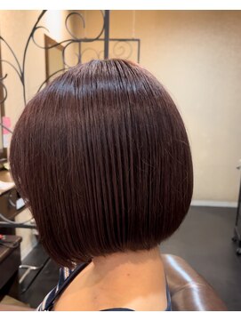 エルサ(Elsa) ミニボブ×ピンクブラウン