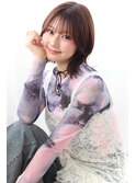 20代30代40代くびれレイヤーボブ/シースルーバング